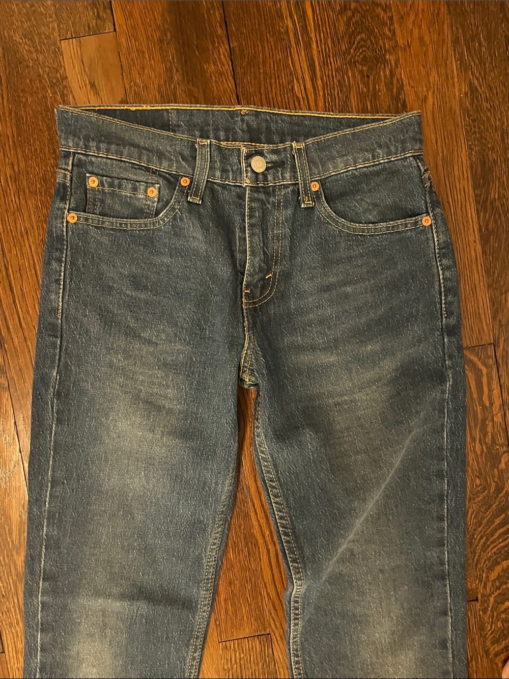 Levi's Men's Straight Jeans slightly Faded Blue w29 L32 - Picture 2 of 7
